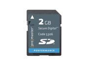 ProMaster Performance SD Card Class 10 163X 2GB