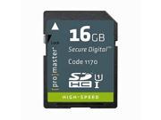Promaster High Speed SDHC 366X Card 16GB