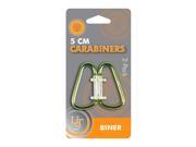UST Carabiners 5cm 2 Pack Assorted Colors