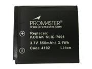 Promaster KLIC 7001 replacement battery for Kodak KLIC 7001