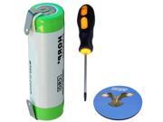 HQRP Battery for Philips Norelco Shaver Razor Screwdriver HQRP Coaster