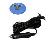 HQRP Car Charger 12V Vehicle Power Adapter for Philips Sylvania Yaesu Portable DVD Player plus HQRP Coaster