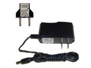 HQRP AC Adapter Power Supply Cord for Guitar Effects pedals plus HQRP Euro Plug Adapter