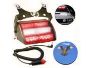 HQRP 18 LED Car Deck Truck Dash Strobe Flash Warning Light Emergency 12V 6 Red / White Panels 4 Flash Mode + HQRP Coaster HQRP 18 LED Car Deck Truck Dash Strobe Flash Warning Light Emergency 12V 6 Red / White Panels 4 Flash Mode + HQRP Coaster