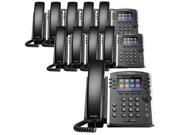 Polycom VVX 410 10 Pack 12 line Mid Range Business Media Phone