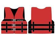 Airhead 1000203ARD Durable Nylon Universal Open Side Life Vest Youth Red