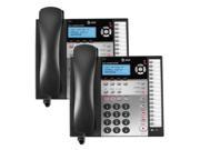 AT T 1070 2 Pack 4 Line Corded Phone w Caller ID