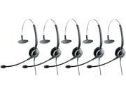 Jabra GN 2124 Mono NC 4 in 1 Headset w Pivoting Boom Arm 5 Pack