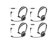 KX TCA430 Over The Head Headset For Uniden Phones 4 Pack