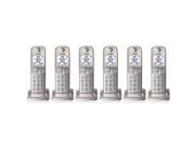 Panasonic KX TGDA20N DECT 6.0 Plus Additional Digital Cordless Handset 6 Pack