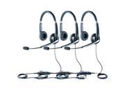 Jabra Voice 550 Duo USB Headset W Noise Reduction System 3 Pack