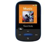 SanDisk SDMX24008GA46BM Lightweight Mp3 Clip Sport Player 8GB Blue New