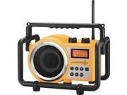 Sangean LB100YELLOWY LB 100 Compact AM FM Ultra Rugged Radio Receiver