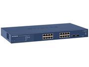 Netgear GS716T300NASB Netgear ProSAFE GS716Tv3 16 Port Gigabit Smart Switch with Web Management and 2 Dedicated Mini GBIC Ports GS716T 300NAS