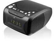 GPX GPXCC314BB GPX CC314B High Quality Audio Alarm Clock with CD AM FM and USB