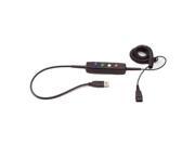 Jabra 8120 02 04 Desktop USB Digital Audio PC Adapter W Fingertip Call Control Buttons