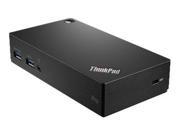 ThinkPad USB 3.0 Pro Dock Lenovo ThinkPad USB 3.0 Pro Dock US for Notebook Tablet PC USB 3.0 2 x USB 2.0 3 x USB 3.0 Network RJ 45 Microphone D