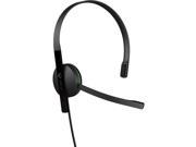 Microsoft S5V 00007 Microsoft Xbox One Chat Headset Mono Proprietary Interface Wired Over the head Monaural Supra aural Uni directional Microphone
