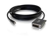 C2G 54335 C2G 6ft Mini DisplayPort Male to Single Link DVI D Male Adapter Cable Black DisplayPort DVI D for Monitor Notebook Tablet 6 ft 1 x Mini Disp