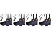Uniden GMR5095 2CKHS 8 Pack 50 Mile FRS GMRS Submersible Two Way Radio w Direct Call 2 pack