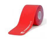 5m Precut Roll Red Athletic Tape 5m Precut Roll