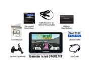 Garmin nuvi 2460LMT 5 Inch Widescreen Bluetooth Portable GPS Navigator w Lifetime Map and Traffic Updates