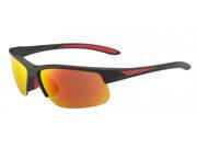 Bolle Breaker Matte Black Red with Polarized Fire oleo AF Lens Sunglasses