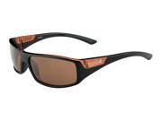 Bolle Weaver Shiny Black Matte Brown with TLB Dark Lens Bolle Weaver Sunglasses