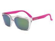 Bolle 527 Shiny Crystal Pink with Brown emerald Lens Bolle 527 Sunglasses