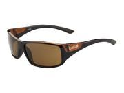 Bolle Kingsnake Shiny Black Matte Brown with TLB Dark Lens Bolle Kingsnake Sunglasses