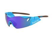 Bolle 6th Sense AG2R Shiny Blue Brown with Blue Violet oleo AF Lens Sunglasses