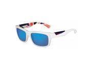 Bolle Jude Matte White UK Olympic with Polarized Offshore Blue oleo AR Lens Sunglasses