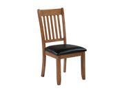 Joveen Dining Upholstered Side Chair D278 01 Joveen Dining Upholstered Side Chair Black Brown