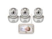 VTech VM343 3 Safe and Sound Video Baby Monitor with 3 Cameras