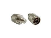 F Pin Female N Male Adaptor 30X3 14120 This adapter will convert a TV style F Pin Coax cable end into an N style cable end