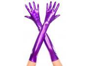 Metallic Gloves Purple
