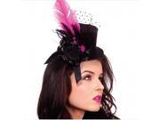 Burlesque Hat with Feather