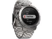 Garmin fenix Chronos Multi Sport GPS Watch Steel Case with Brushed Stainless Steel Band