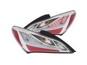Anzo USA 321333 Tail Light Assembly Fits 10 13 Genesis Coupe