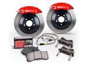 StopTech Big Brake Kit Touring 82.893.5N00.71 Red Front Varies Inquire Fits