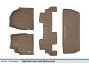 All Weather Floor Mats Set and Cargo Liner for Chevy SUV with BENCH SEAT (Tan) All Weather Floor Mats Set and Cargo Liner for Chevy SUV with BENCH SEAT (Tan)