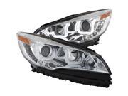 Anzo USA 111325 Projector Headlight Set Fits 13-15 Escape Anzo USA 111325 Projector Headlight Set Fits 13-15 Escape