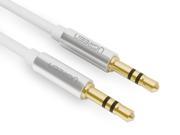 UGREEN 10753 6ft 2m 3.5mm Stereo Auxiliary Cable with Slim Aluminum Case for your iPhone iPad or Smartphones Tablets Media Players