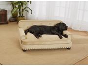 Enchanted Home Pet Library Bed Caramel