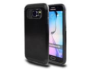 for Samsung Galaxy S6 SM G920 EXCLUSIVE Hybrid Case 2 Layer Protective Hard Shell Cover Black