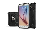 Galaxy S6 Case Hybrid Dual Layer Defender Case for Samsung Galaxy S6 Nillkin Armor Cover Hard Shell Black