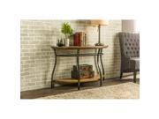 Baxton Studio Newcastle Wood and Metal Console Table