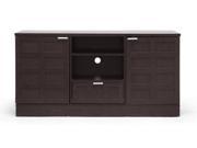 Baxton Studio Tosato Brown Modern TV Stand and Media Cabinet