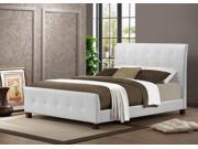 Amara White Modern Bed Queen Size