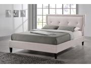 Baxton Studio Marquesa Wood Contemporary King Size Bed